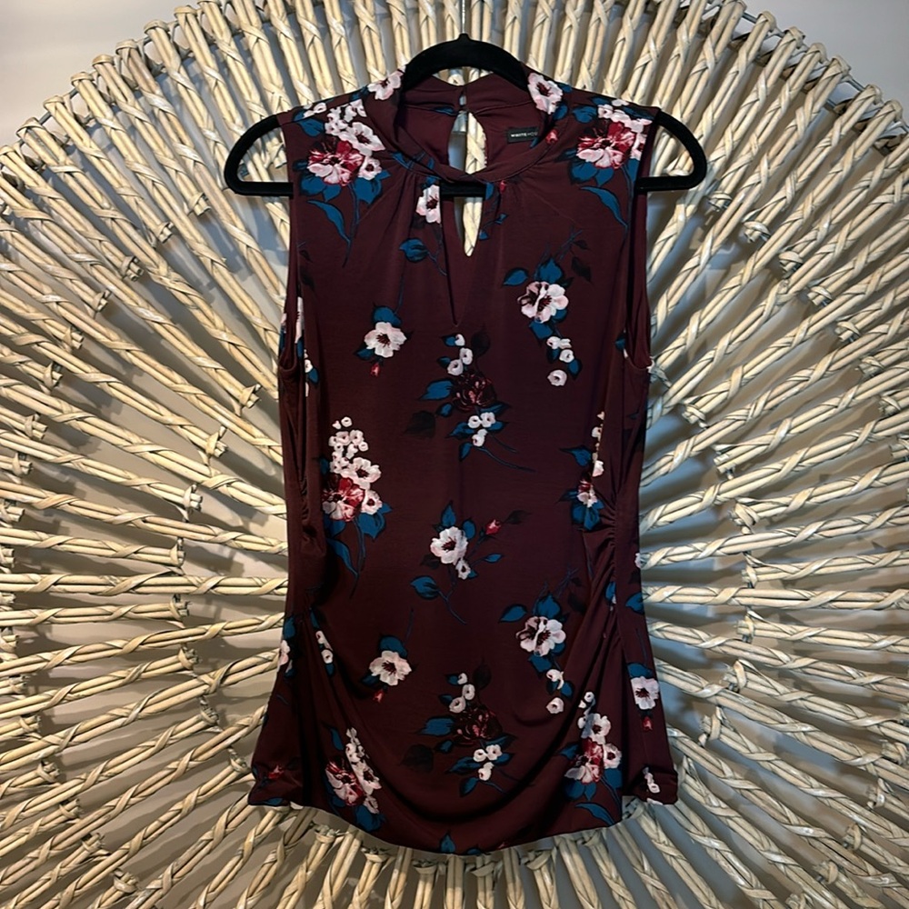 White House Black Market Women’s Sleeveless Tunic Top